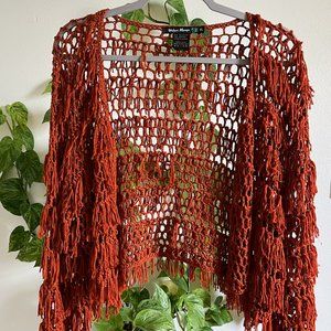 Urban Mango Crochet Top with Frills